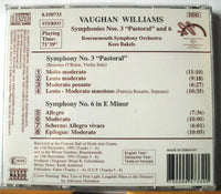 Bournemouth Symphony Orchestra Symphonies Nos.3 'Pastoral' and 6 Vaughan Williams