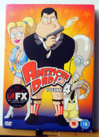 American Dad!: Volume 4 DVD (2009) Seth MacFarlane cert 15 3 discs