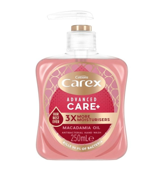Carex Advanced Care Antibacterial Hand Wash Macadamia Oil 250ml (Pink)