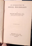 An Introduction to Social Psychology by William McDougall c1924