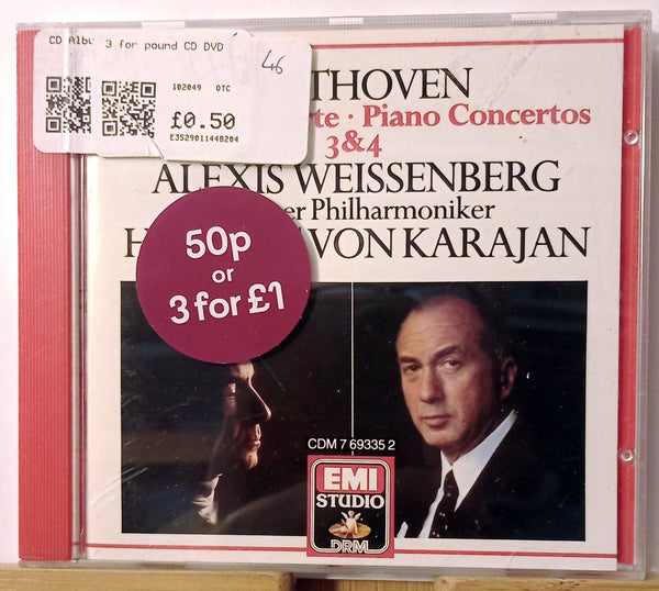 Weissenberg - Beethoven: Piano Concertos 3 & 4