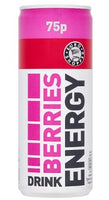 Euro Shopper Berries Energy Drink 24x 250ml [PM 75p ]