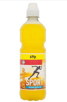 Euro Shopper Sport Isotonic Hydration Orange 12X 500ml [PM 69p ]