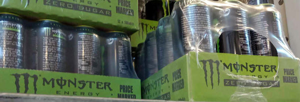 Monster Original Zero Sugar Energy Drink 12x500ml PM £1.29 (Black Can+Green M)