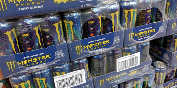 Monster Ultra Lewis Hamilton Energy Drink 12 x 500ml PM £1.29 (Dark Blue & Yellow)
