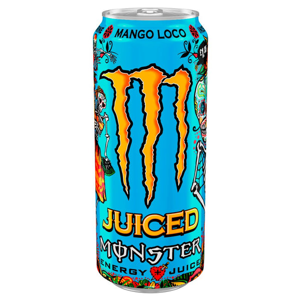 Monster Mango Loco Juiced 12x500ml PMP £1.35 (blue skull)