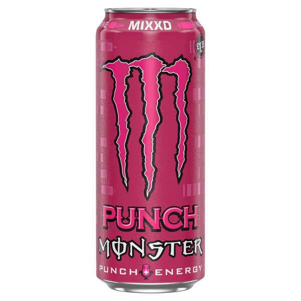Monster Mixxd Punch Energy Drink 12x500ml PM £1.39 (Pink aka old Black Can Pink M)