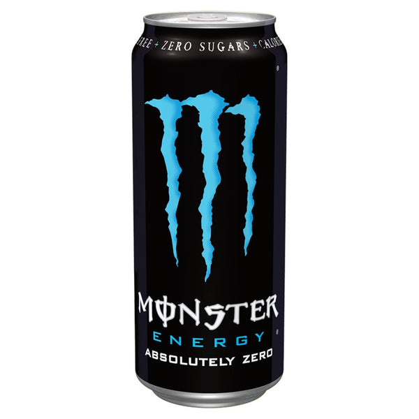 Monster Absolutely Zero Sugar Energy Drink 12x500ml PM £1.29 (Black Can+Blue M)