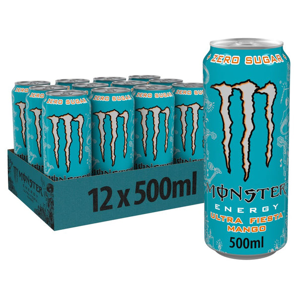 Monster Energy Fiesta Mango 12 x 500ml PM £1.39 (blue/silver)