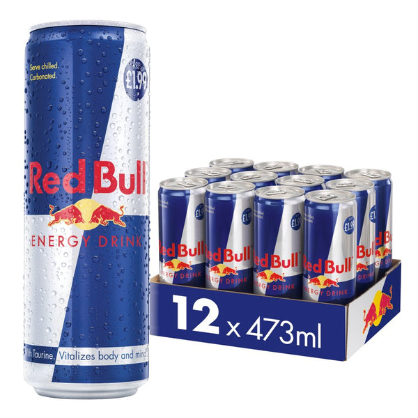 Red Bull Energy Drink, 473ml, PM £2.50 (12 Pack)