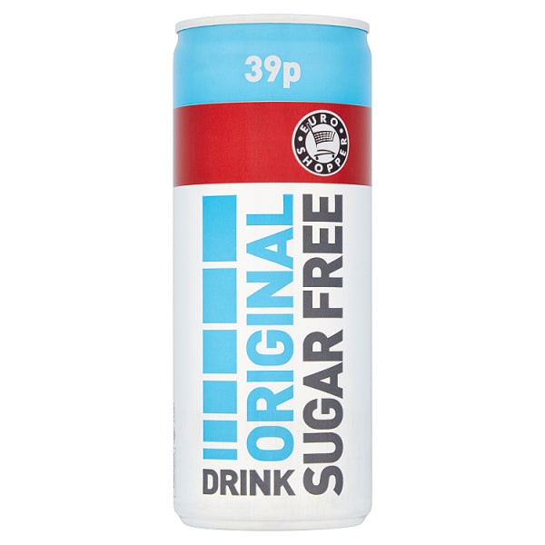 Euro Shopper Original Sugar Free Drink 24x250ml